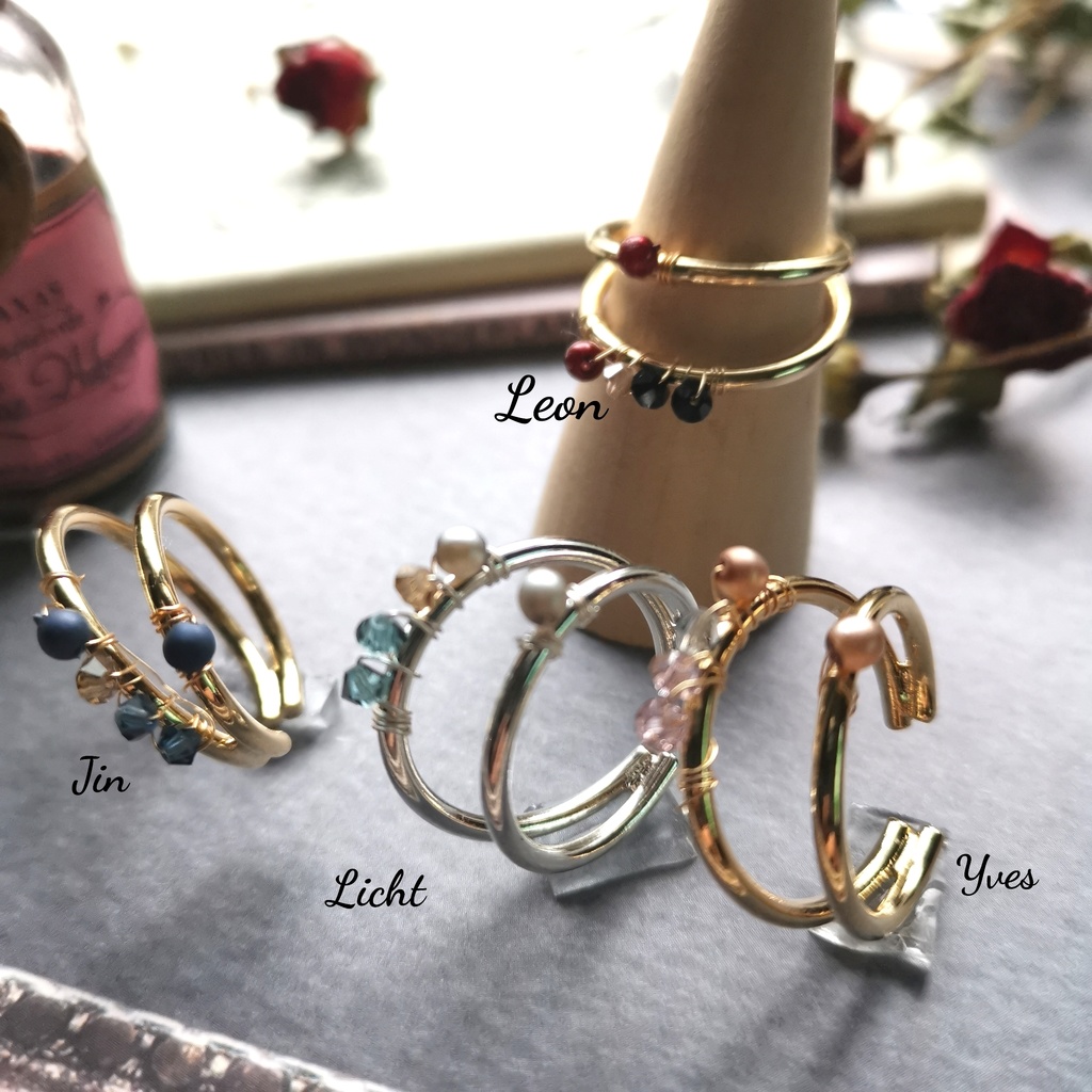 イケメン王子 王子の色をまとう、リングにもなるイヤーカフ