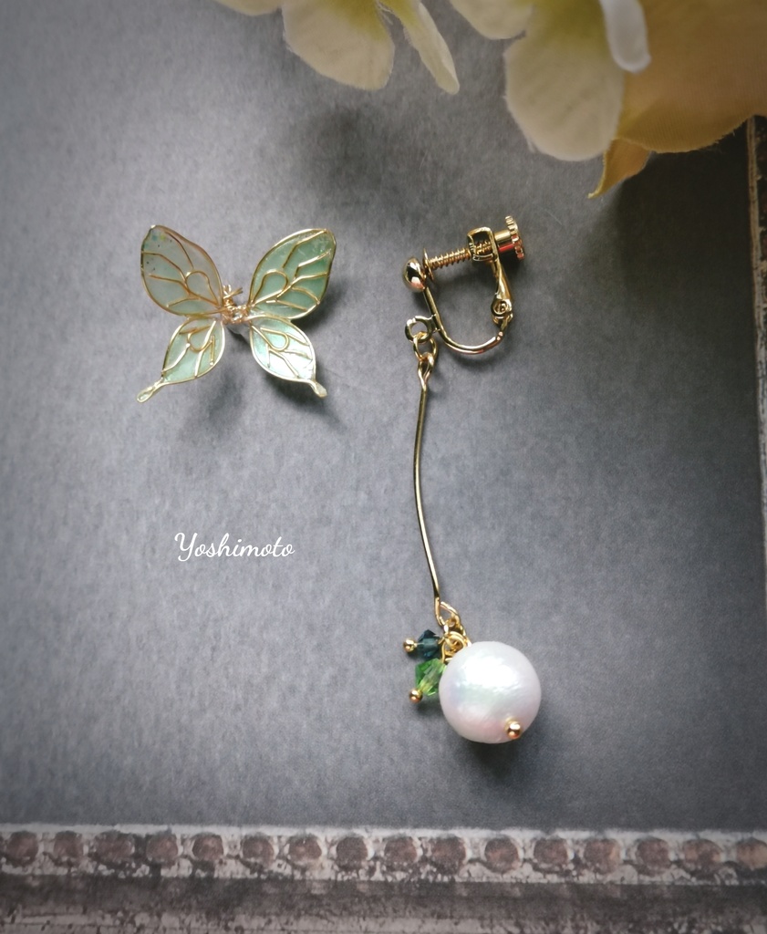 イケメン戦国イメージアクセサリー、彼色が瞬く耳飾り