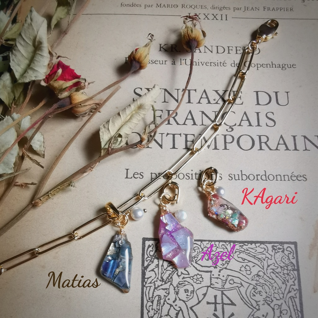 イケメン王子 彼色をちりばめたお守りみたいなブレスレット