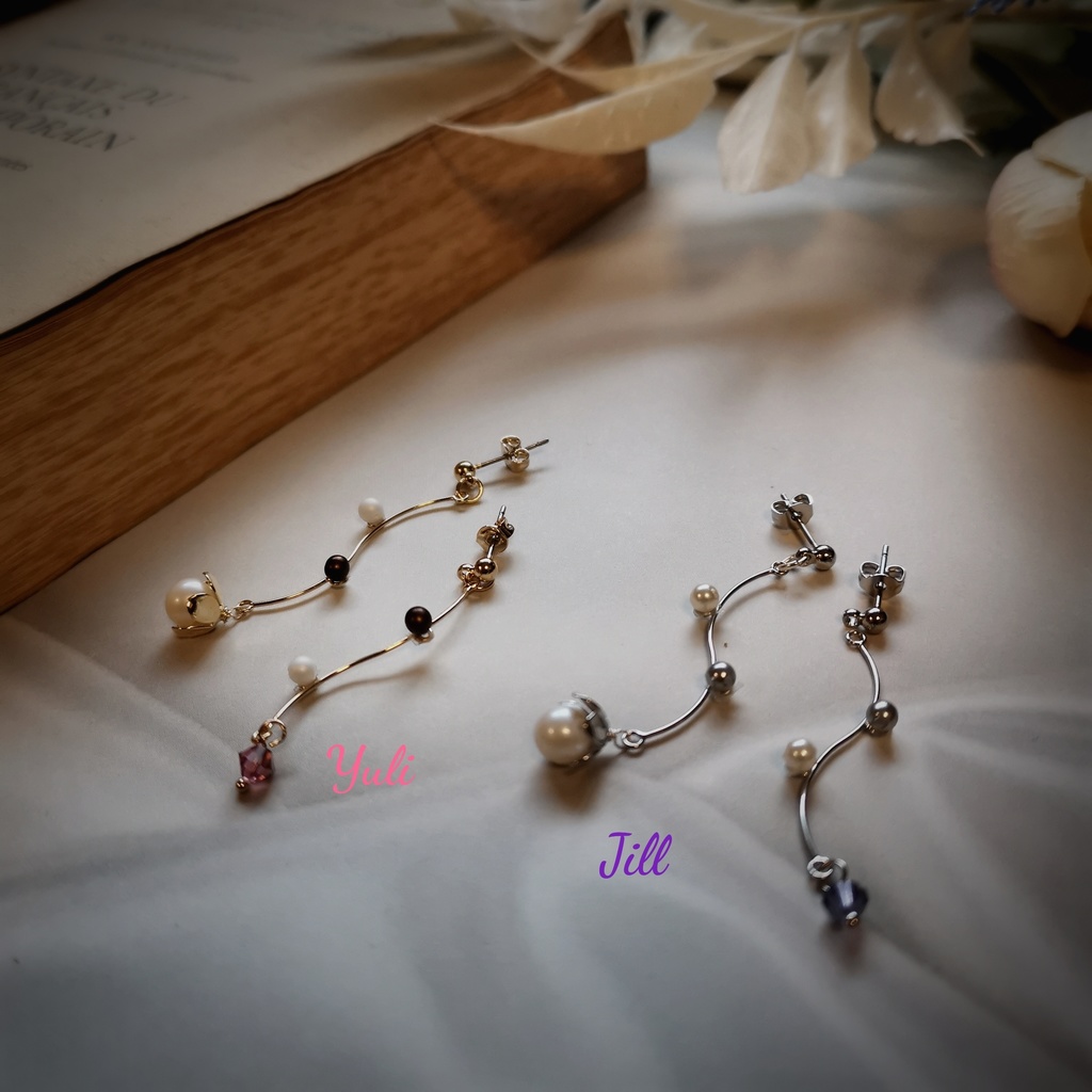 イケメン王宮 揺れるドレスに貴方色まとうイヤーアクセサリー