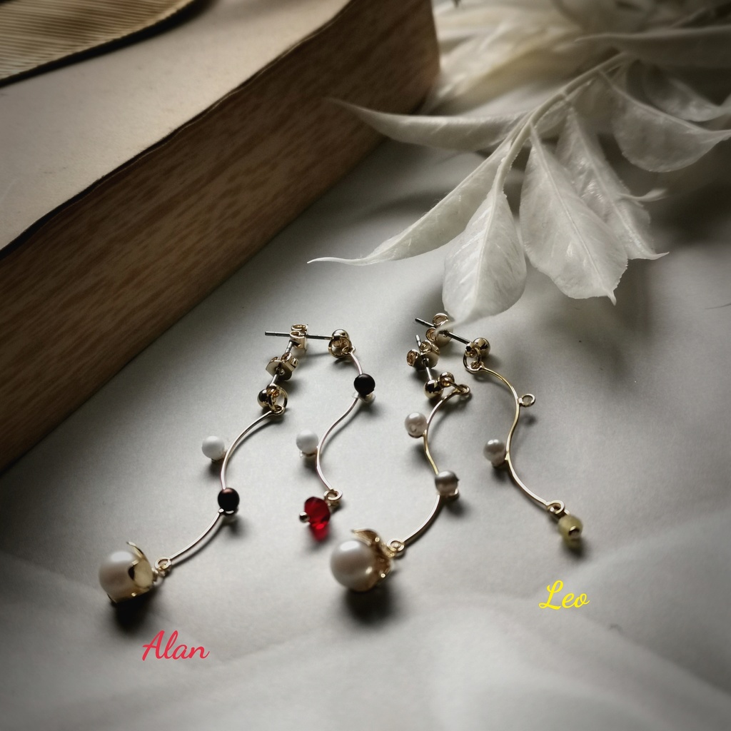 イケメン王宮 揺れるドレスに貴方色まとうイヤーアクセサリー