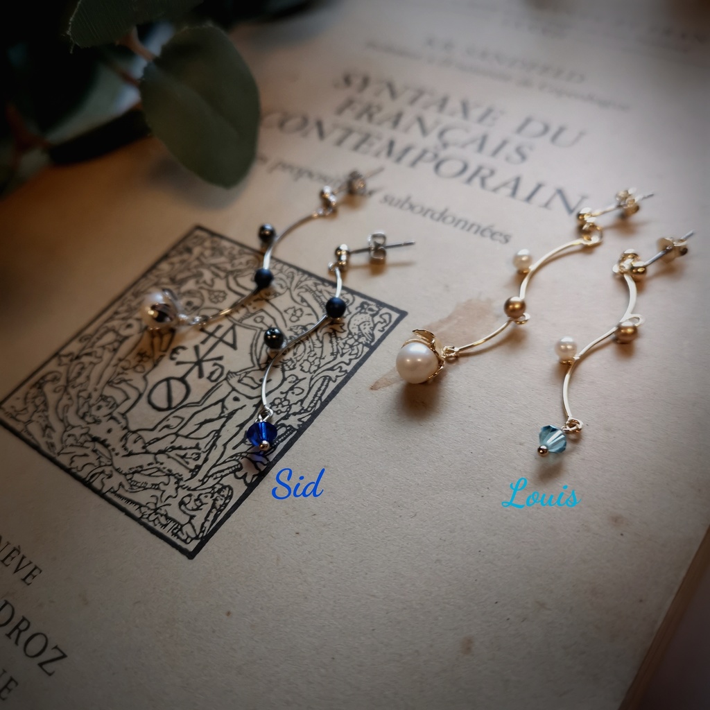 イケメン王宮 揺れるドレスに貴方色まとうイヤーアクセサリー