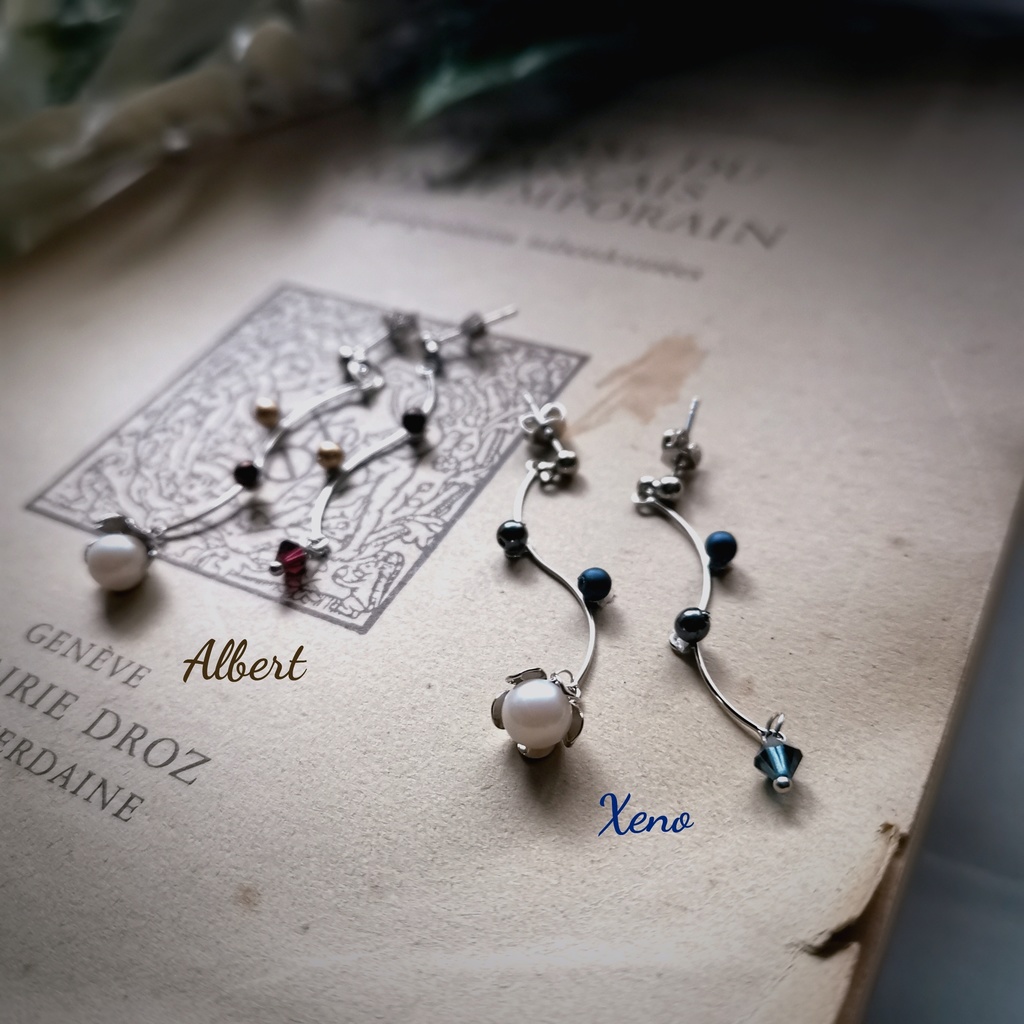 イケメン王宮 揺れるドレスに貴方色まとうイヤーアクセサリー