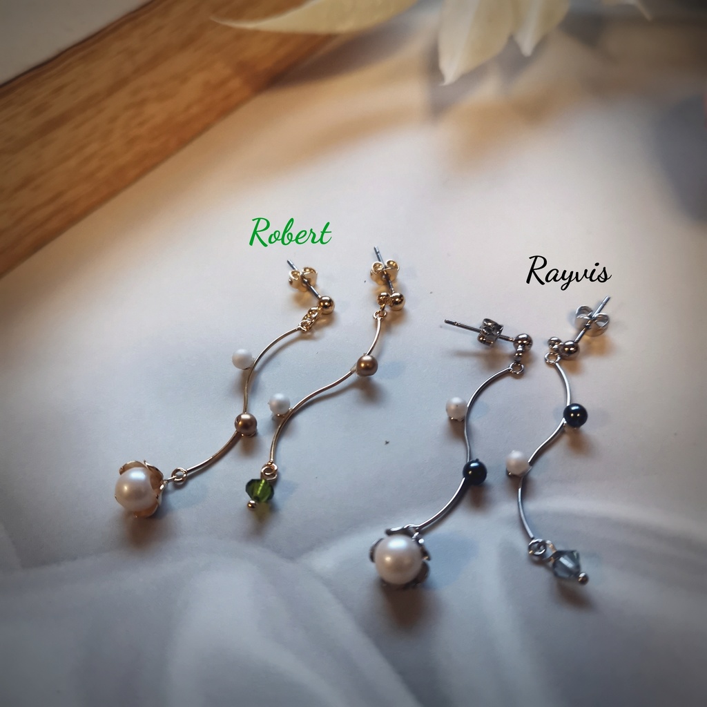 イケメン王宮 揺れるドレスに貴方色まとうイヤーアクセサリー