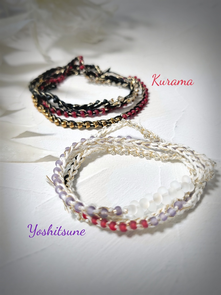 縁を結ぶ彼色ブレスレット