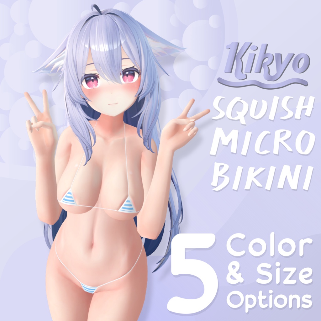 [桔梗Kikyo] Squish Micro Bikini | スクイッシュマイクロビキニ