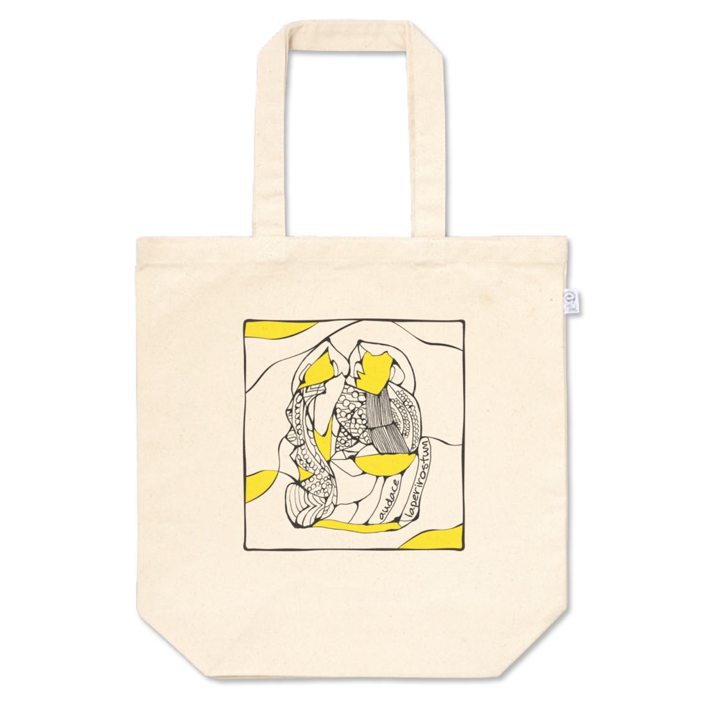 【audace】3rdアルバム「laperirostum」ジャケ柄トートバッグ L/M/S
