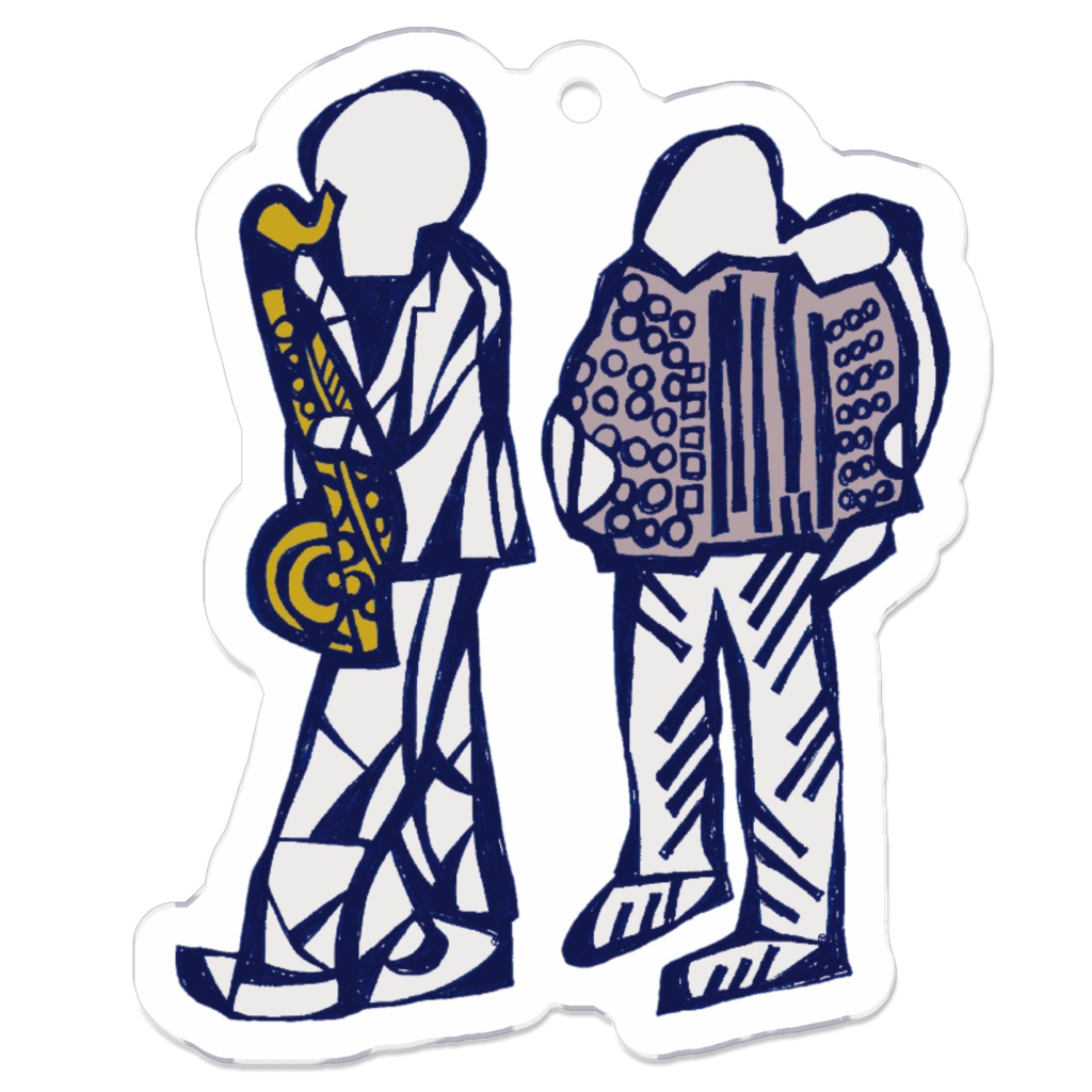 【audace × フクハラアキコ】アクリルキーホルダー