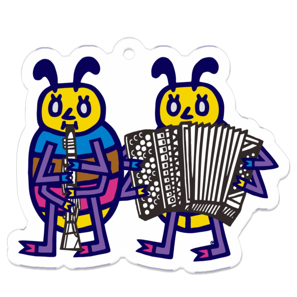 【audace × フクハラアキコ】アクリルキーホルダー