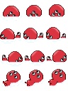 【ﾋﾟｸｽｸ】百目ちゃんアバター(入浴の姿)