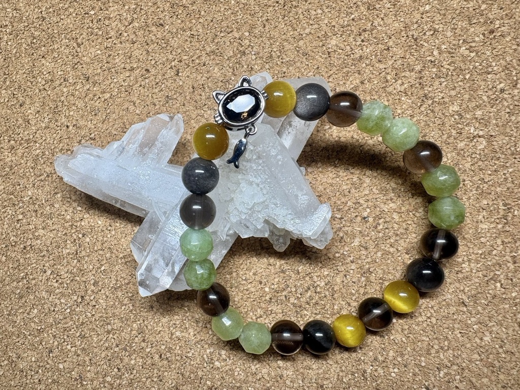 【限定７個】キプフェル概念　天然石ブレスレットK01