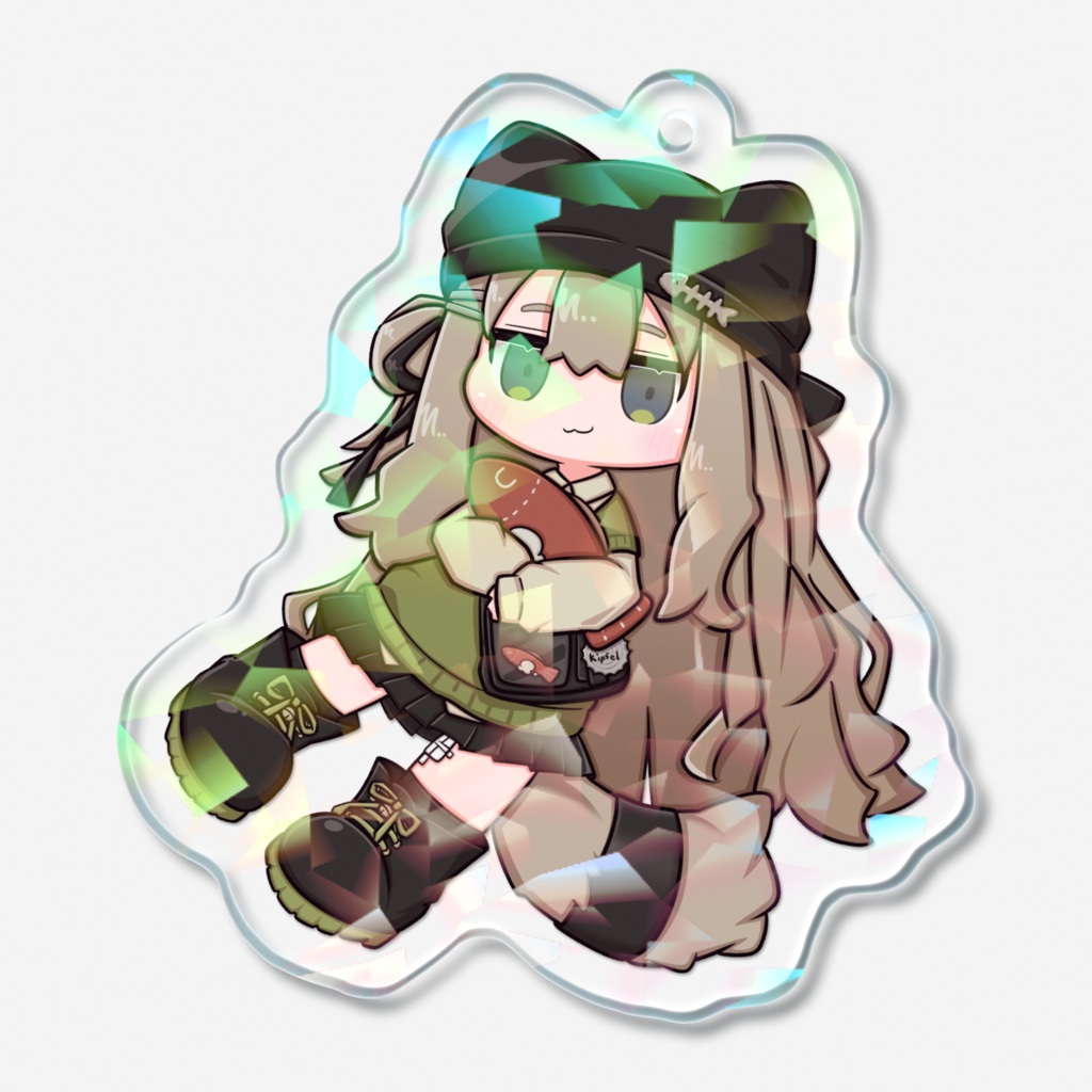 にんまりキプキプ ぶらぶらキーホルダーきらきら J01