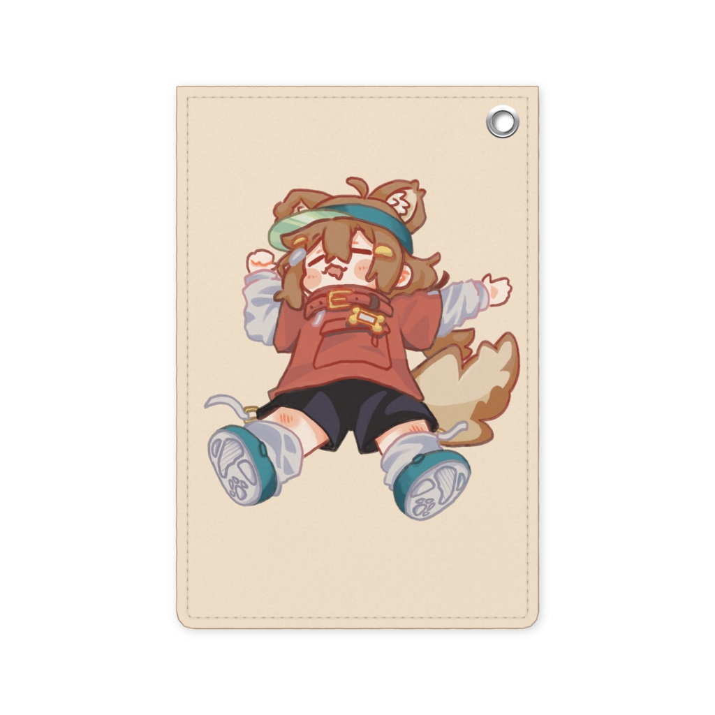 おやすみまめひなた パスケースT01