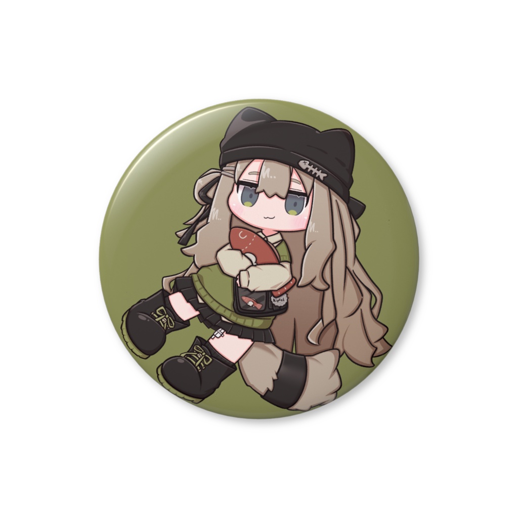 にんまりキプフェル 缶バッジJ01