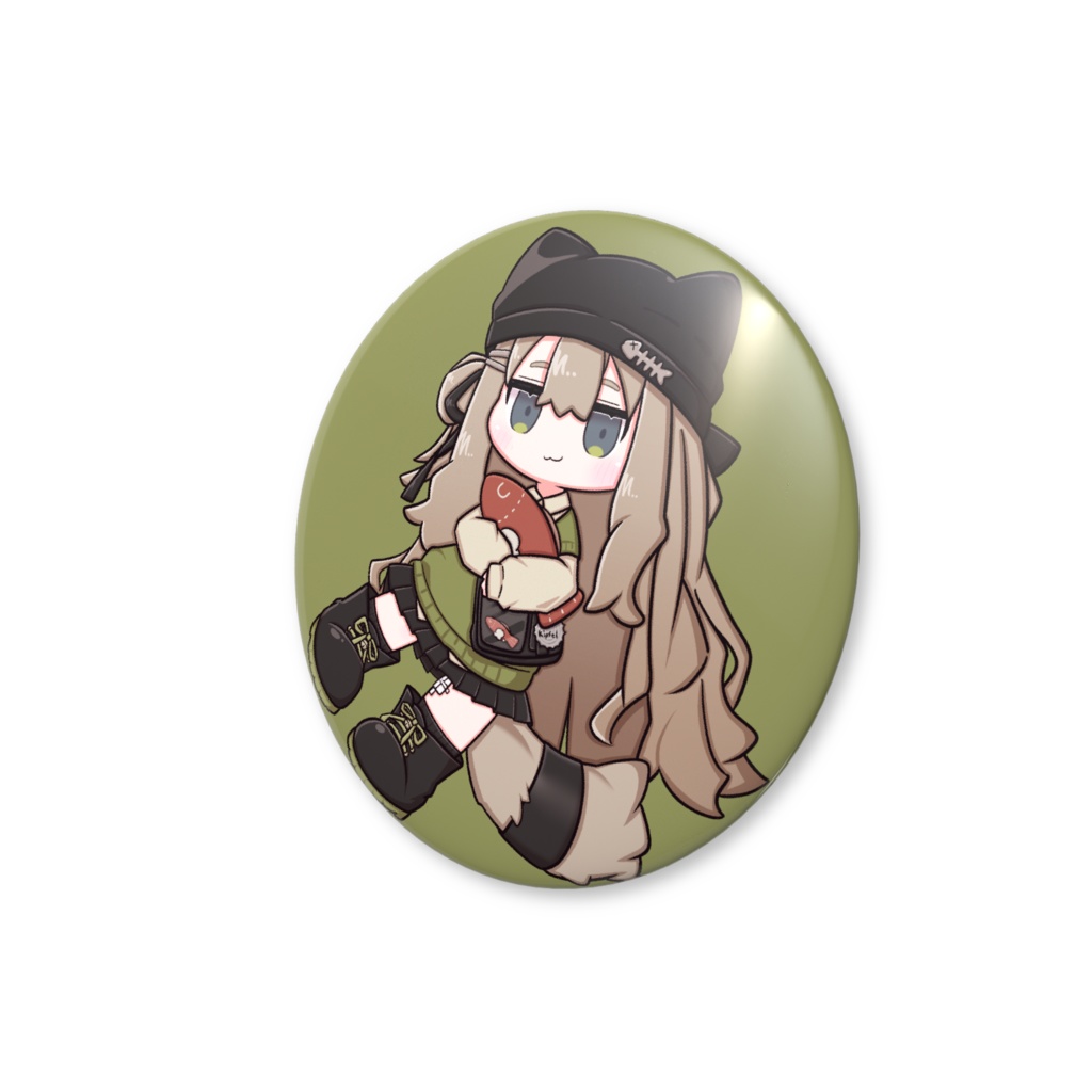 にんまりキプフェル 缶バッジJ01