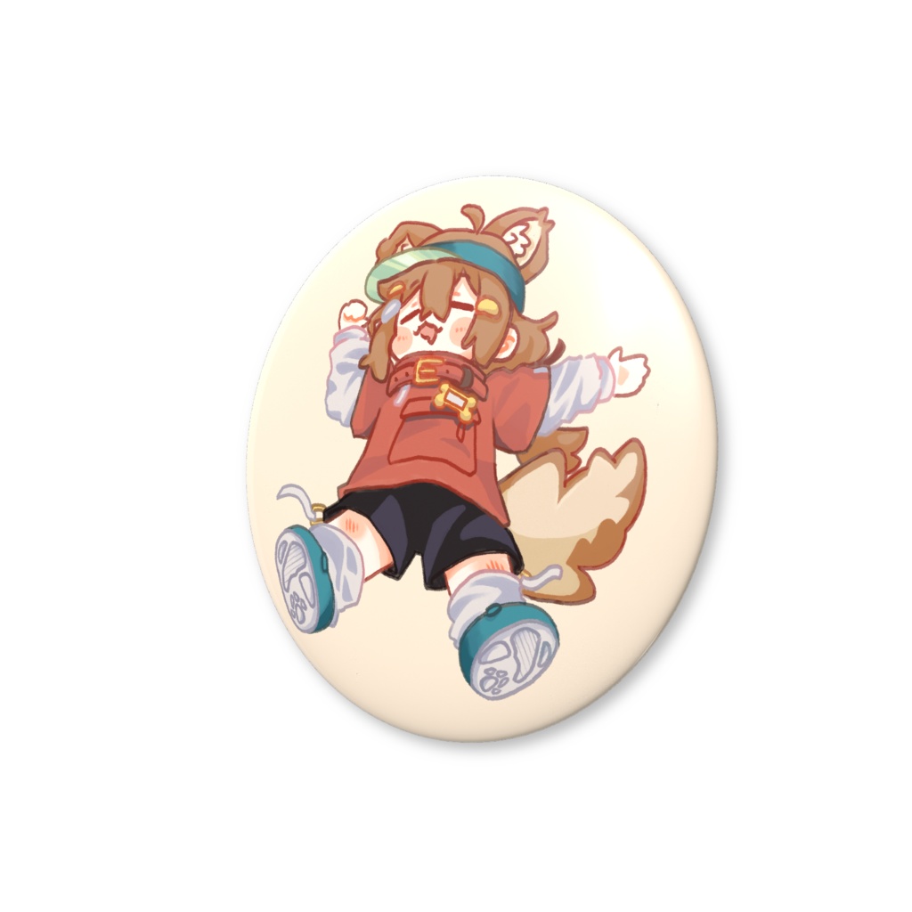 おやすみまめひなた 缶バッジ T01