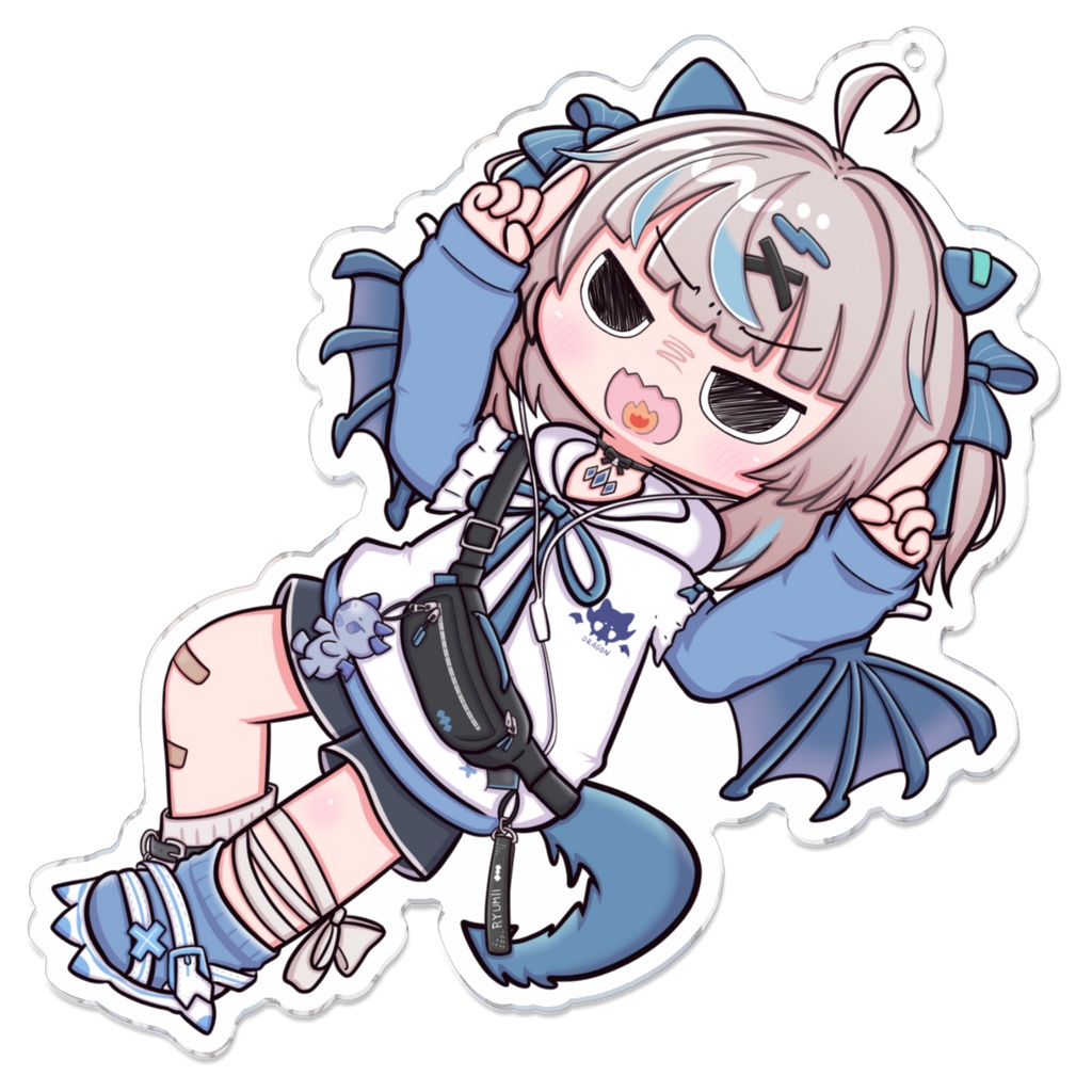 がぉっとリュミィたん　ぶらぶらキーホルダー J04