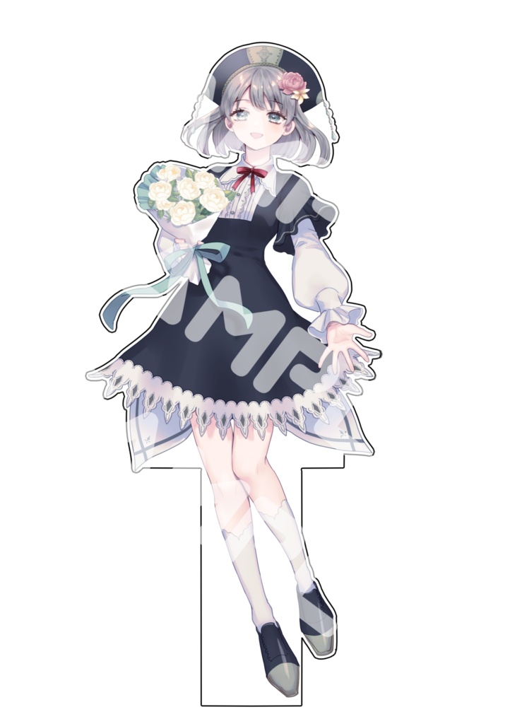 【個人Vtuber/天泣しるく4周年記念グッズ】 アクリルスタンド