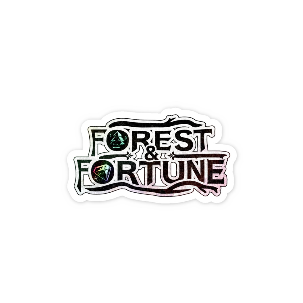 FOREST&FORTUNE ロゴスマホステッカー
