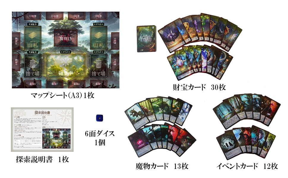 ボードゲーム FOREST&FORTUNE 日本語版