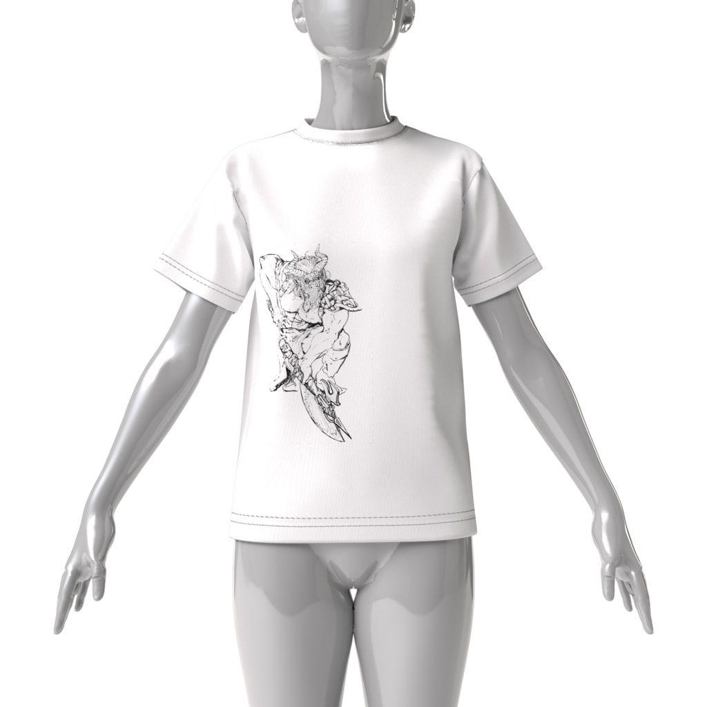 森の門番オーガ ビッグシルエットTシャツ