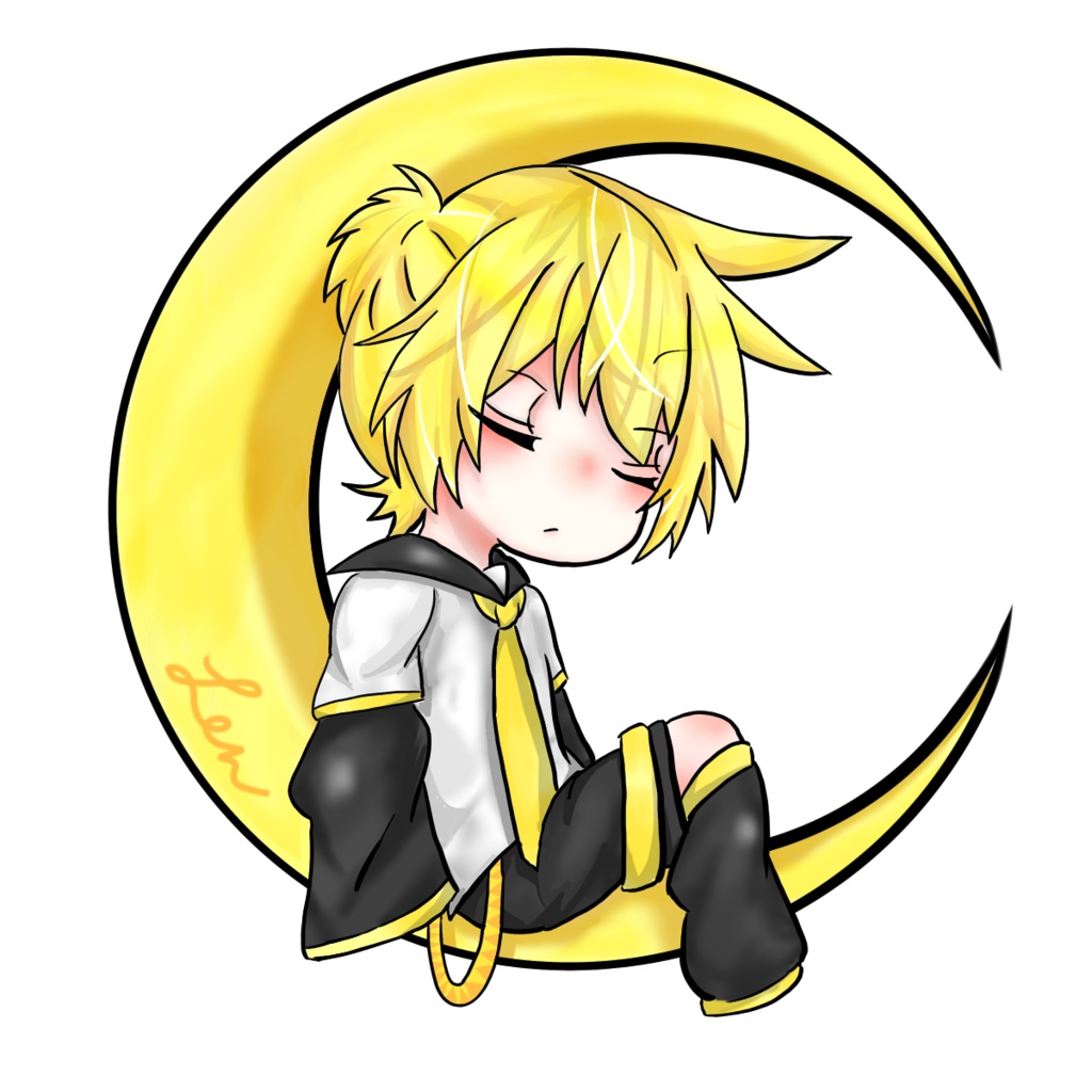 おやすみ鏡音レンアクリルキーホルダー