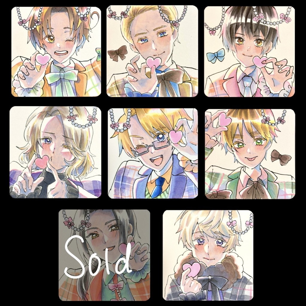 原画販売(コースターサイズ)