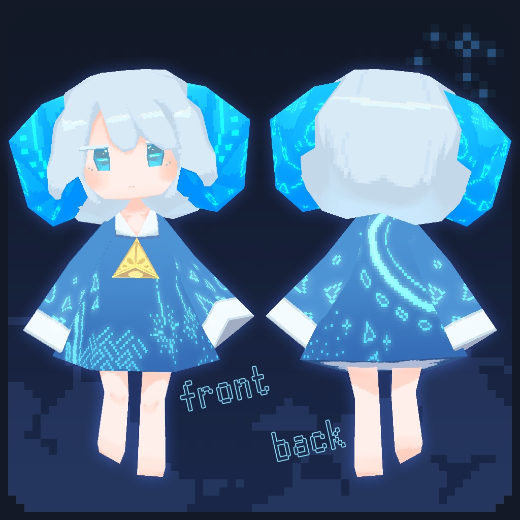 メメル256/memeru256【オリジナル3Dモデル/Mobile対応/Fallback対応】