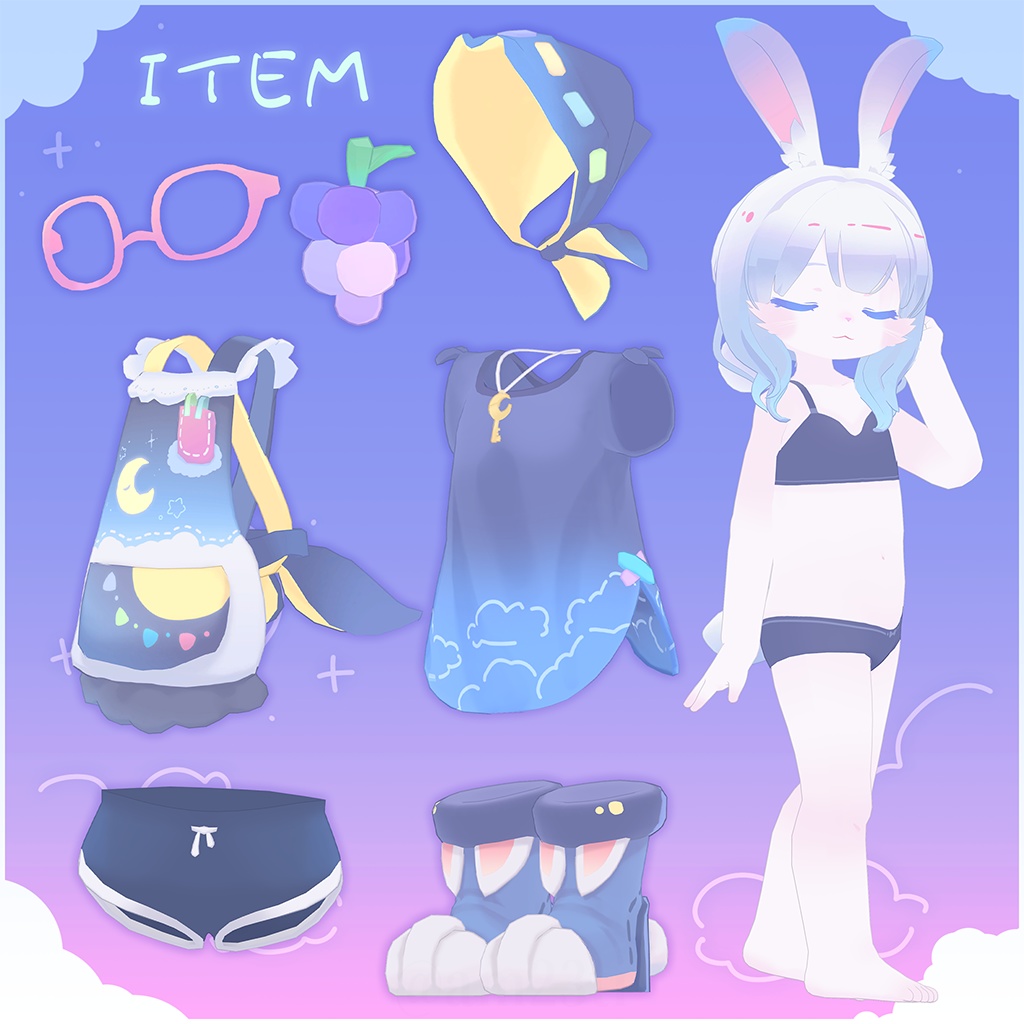 ルナセア/lunacea【オリジナル3Dモデル/Mobile対応】