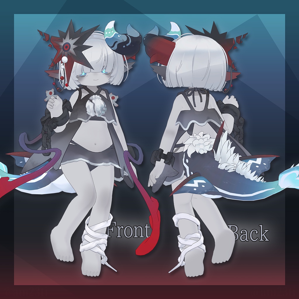 ネヴィアタン/neviathan【オリジナル3Dモデル】