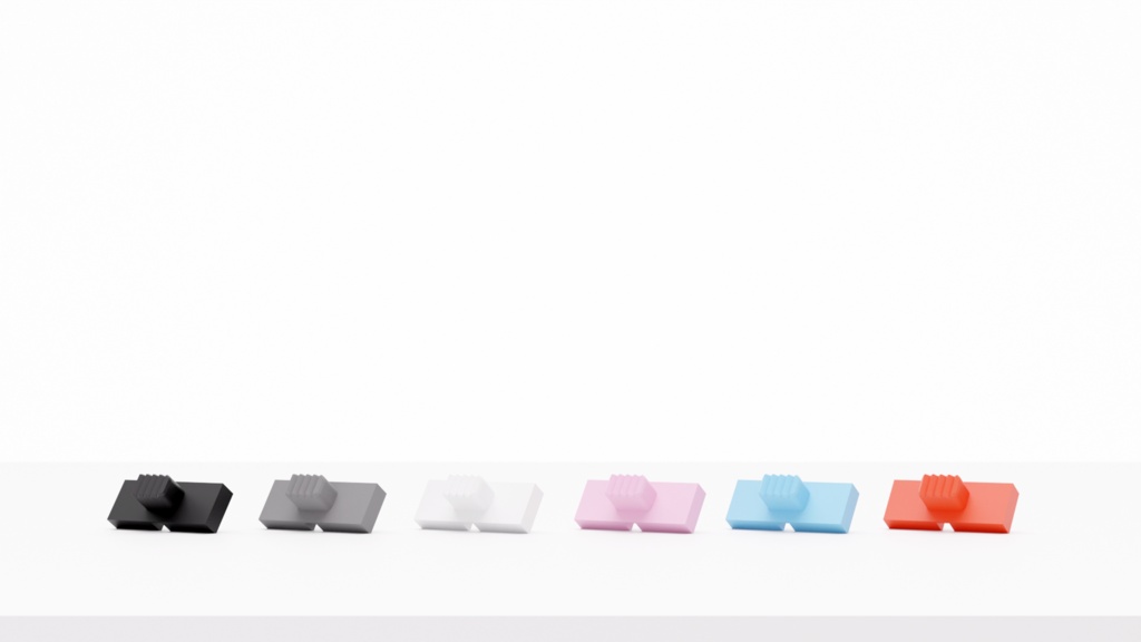 ZEN keyboard用 バンパー&電源スイッチ(左右セット)