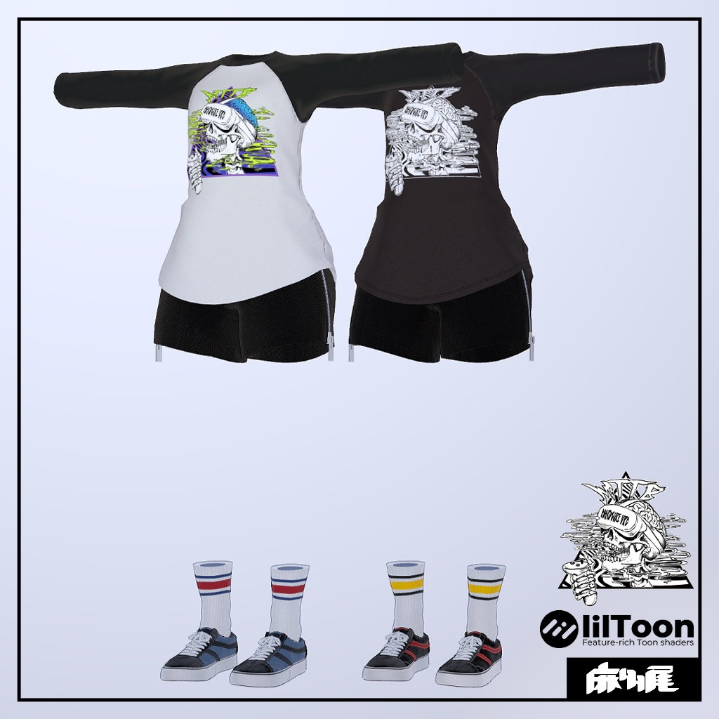 【FCミルティナ用】ラグランTシャツ&スニーカー