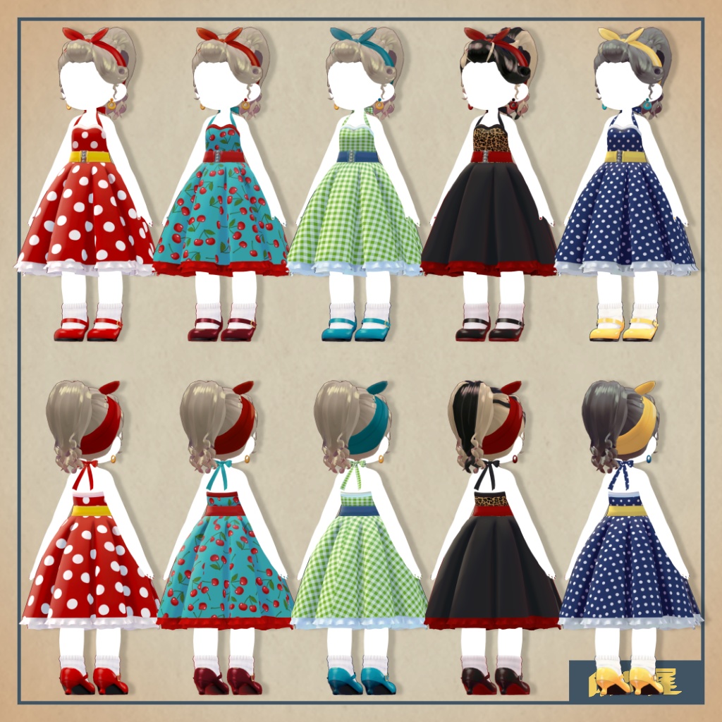 【キプフェル用】Rockabilly Girl【MA対応】