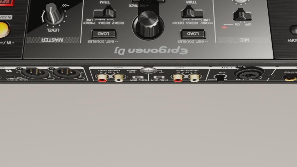 【VRChat想定】DDJ-800 3Dモデル