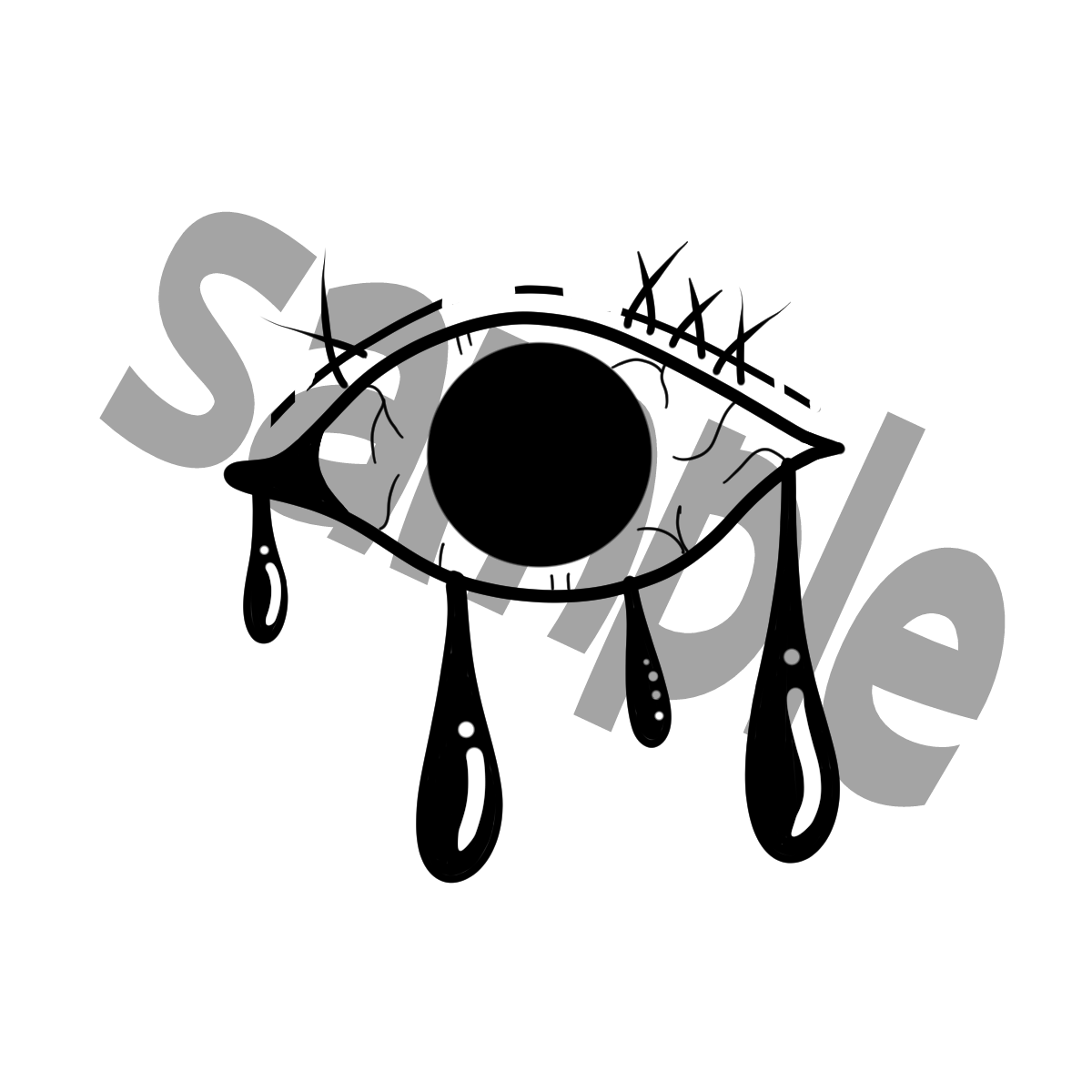 目　タトゥー　入れ墨　テクスチャ