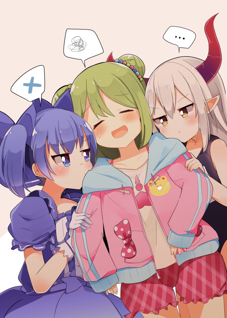 【にじそうさく03】いろいろかざちゃん(紙 or データ販売)