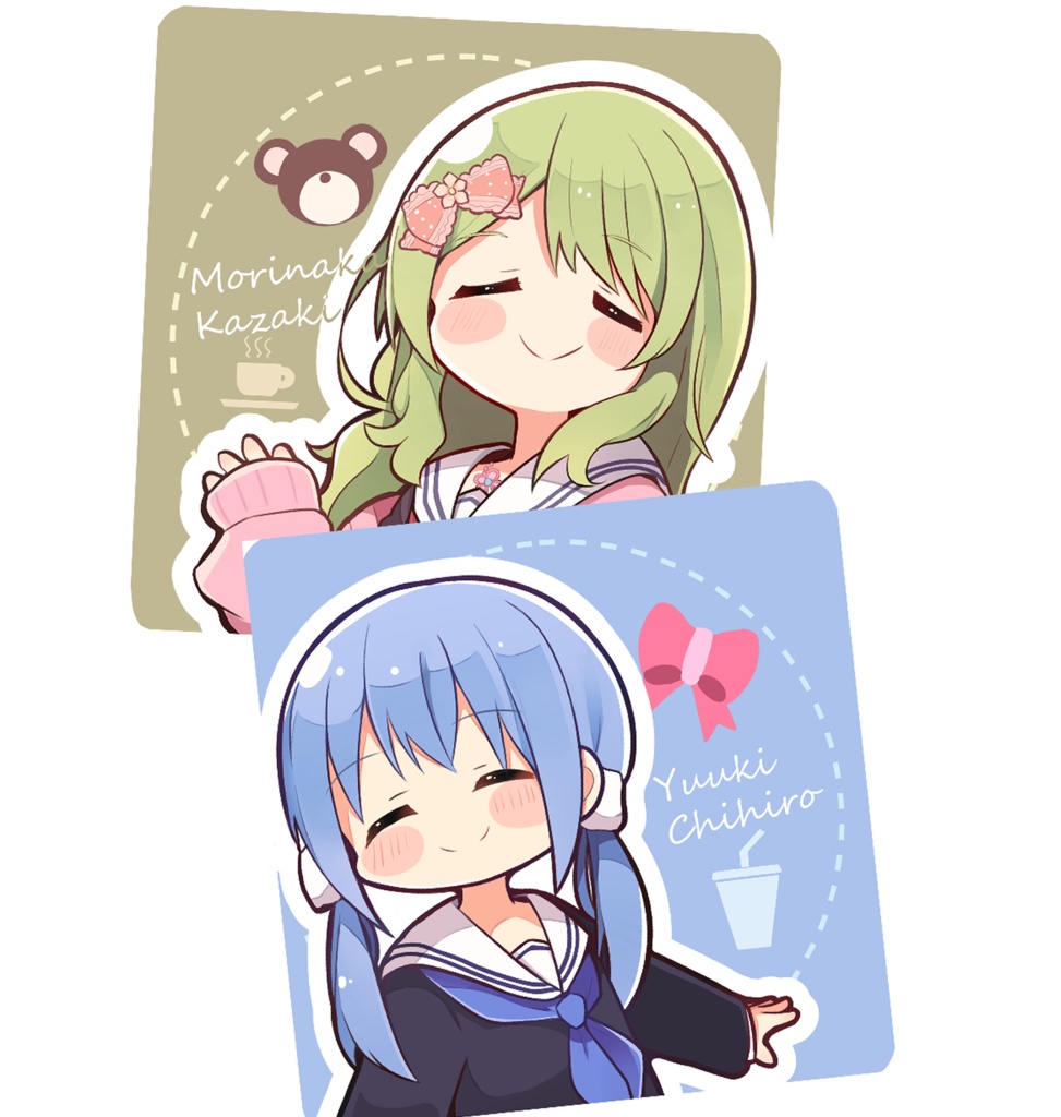 【にじそうさく04】ちーかざコースター