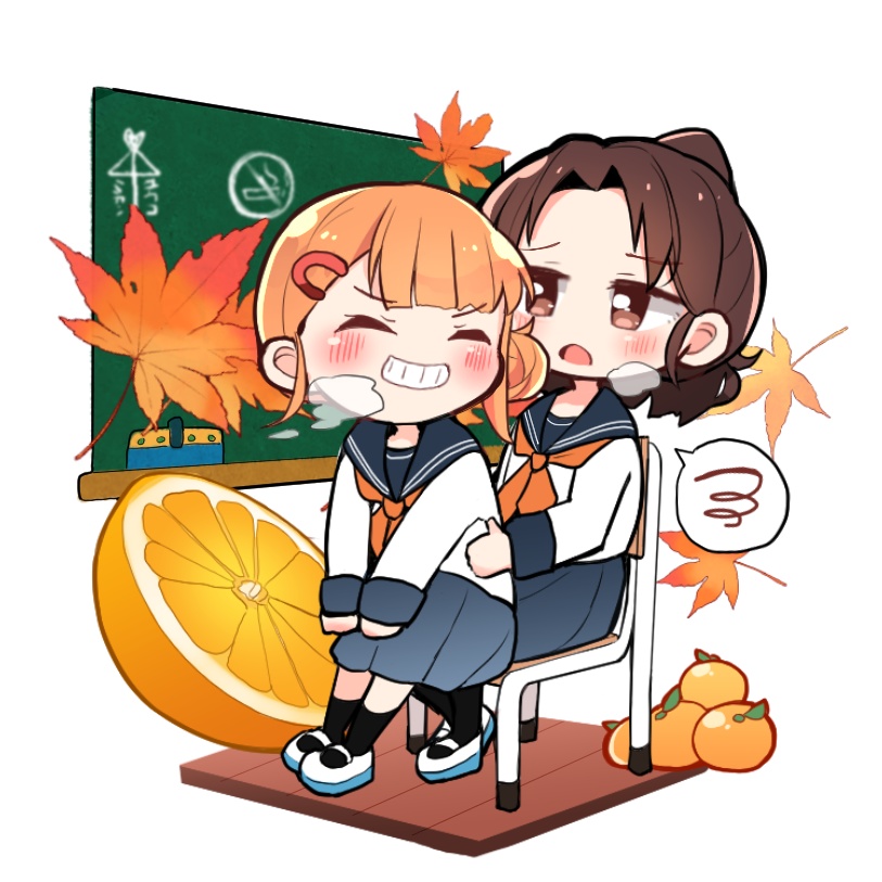 【コミティア152】カップリングアクリルスタンド(キセツガール)【創作百合】