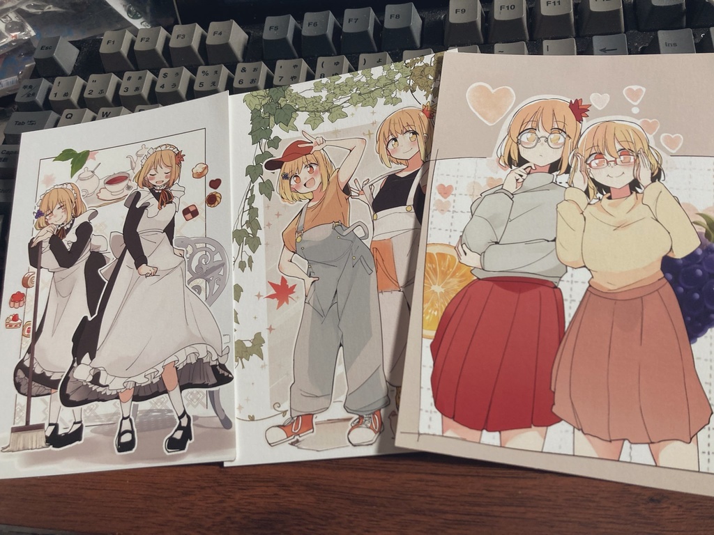 【紅楼夢21】秋姉妹ポストカード3種セット