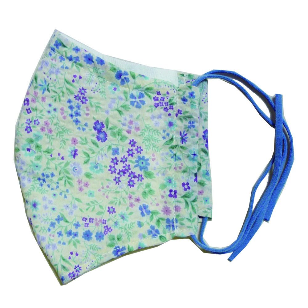 涼しい夏マスク ⑦小花柄