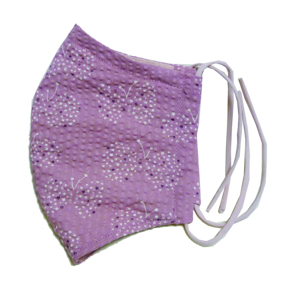 涼しい夏マスク ⑪ちょうちょ ピンク