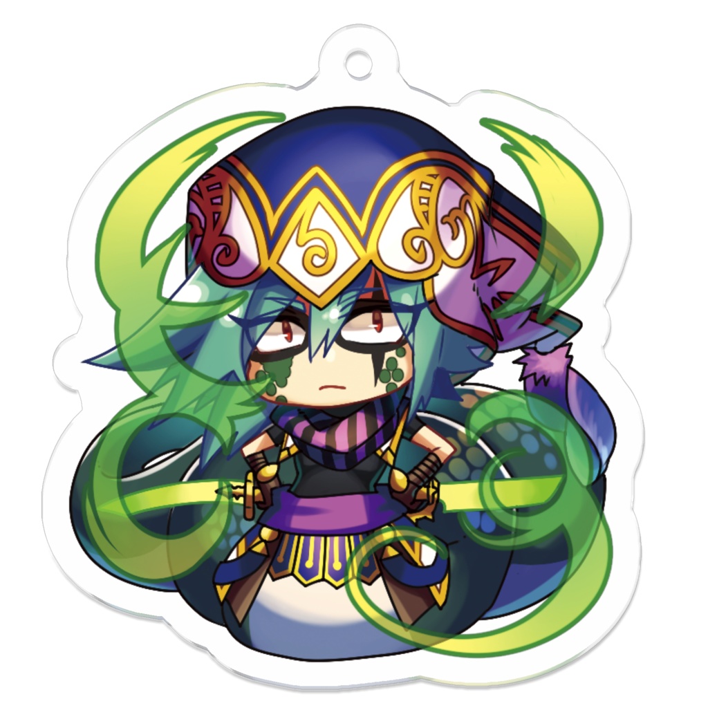 創作キャラ アンドロマリウス アクリルキーホルダー 月の見える里 Booth