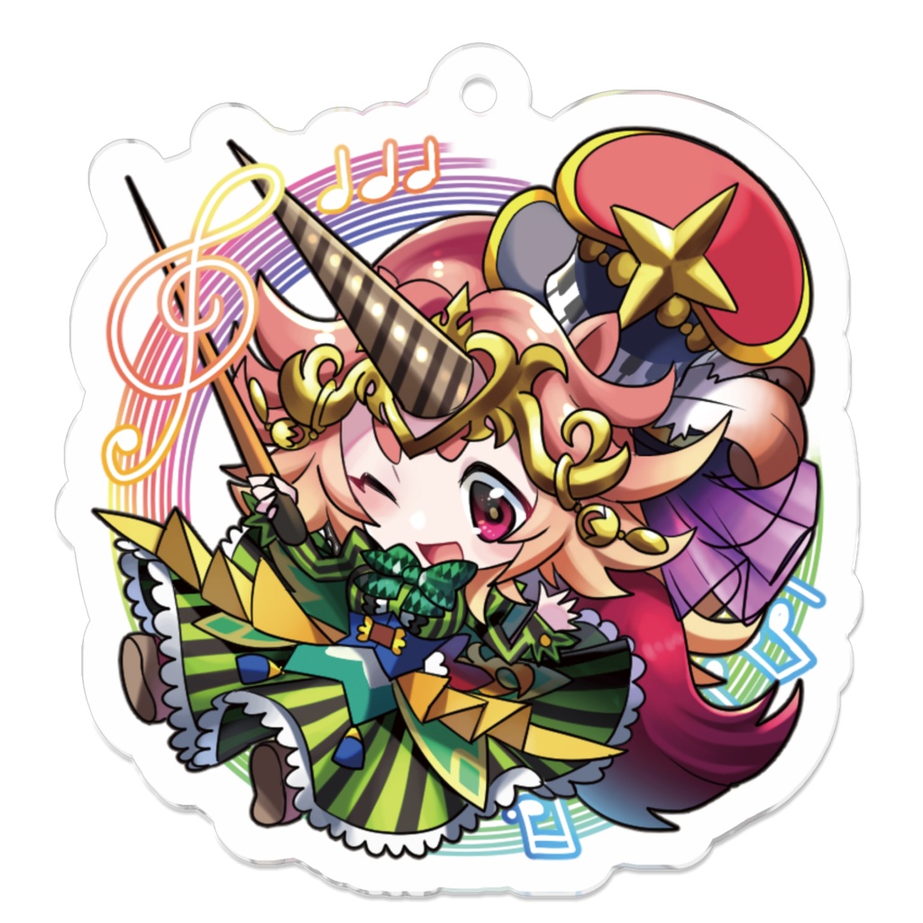 創作キャラ アムドゥスキアス アクリルキーホルダー