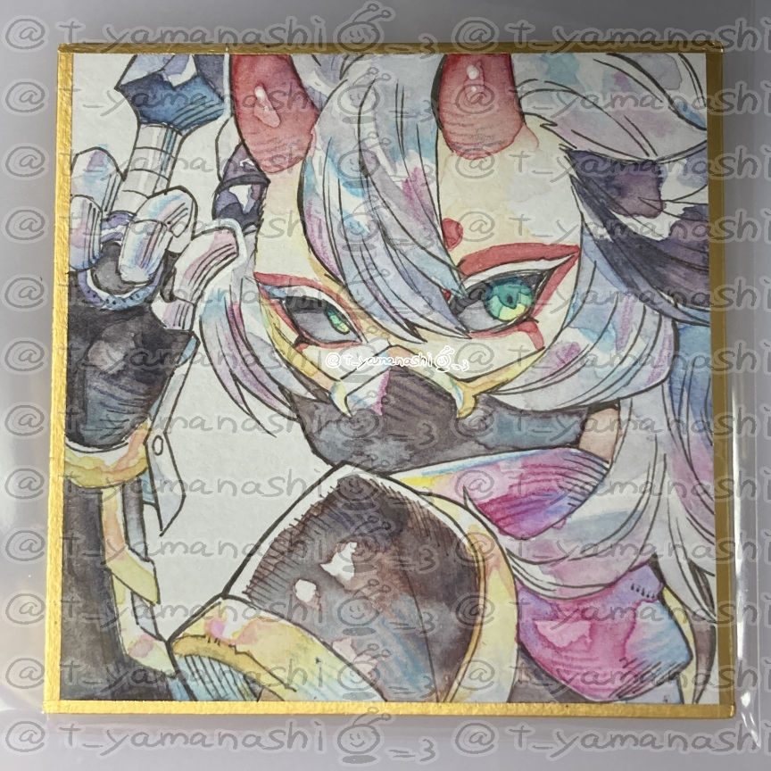 姫色紙　8.鴉夜し雨
