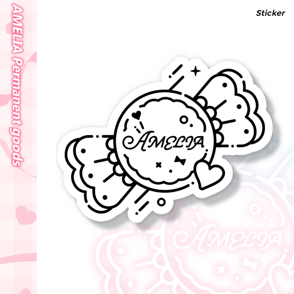 常設┊シンボルステッカー Black ver