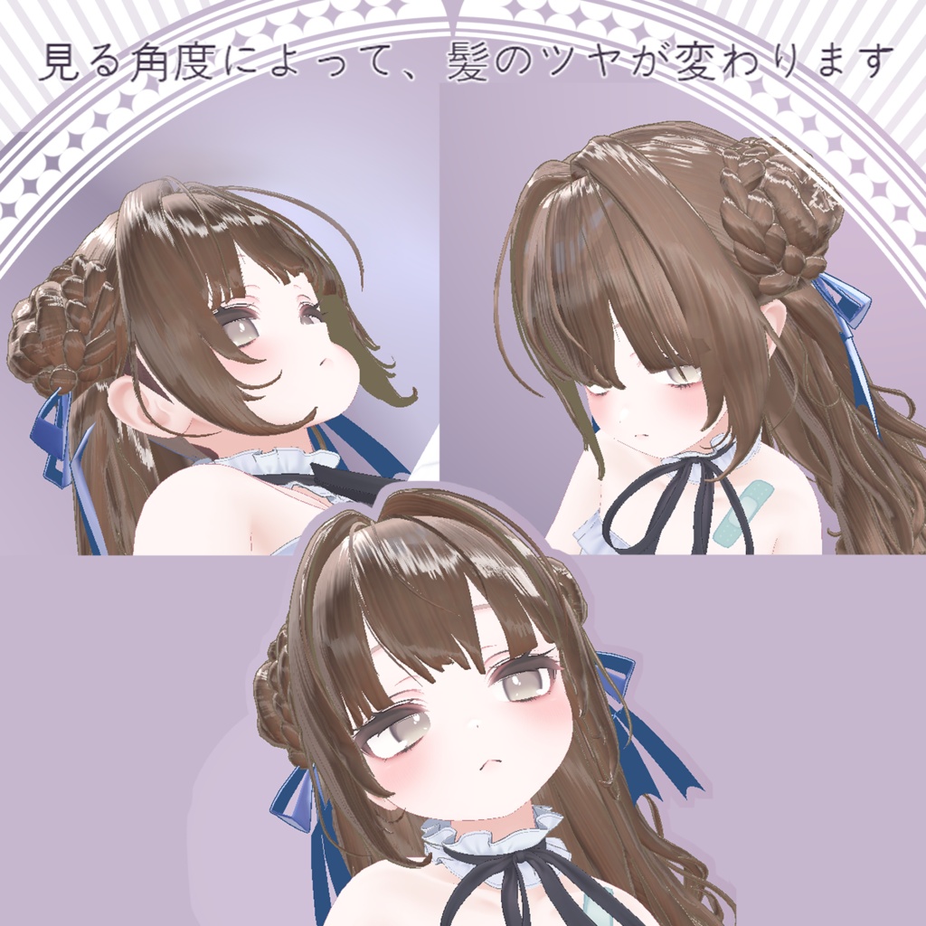 Double Bun Lady hair
