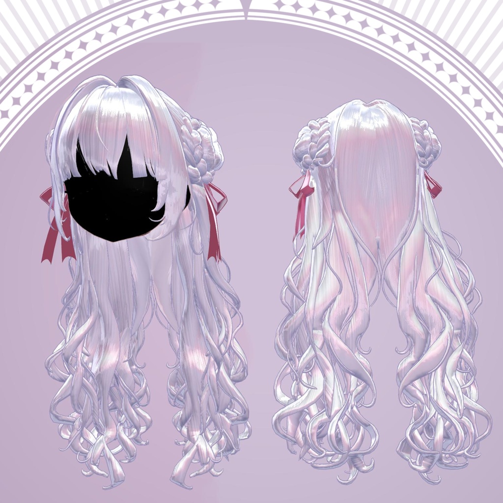 Double Bun Lady hair