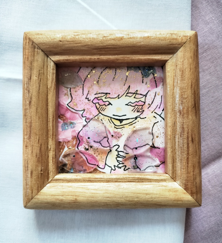 桜の額縁作品