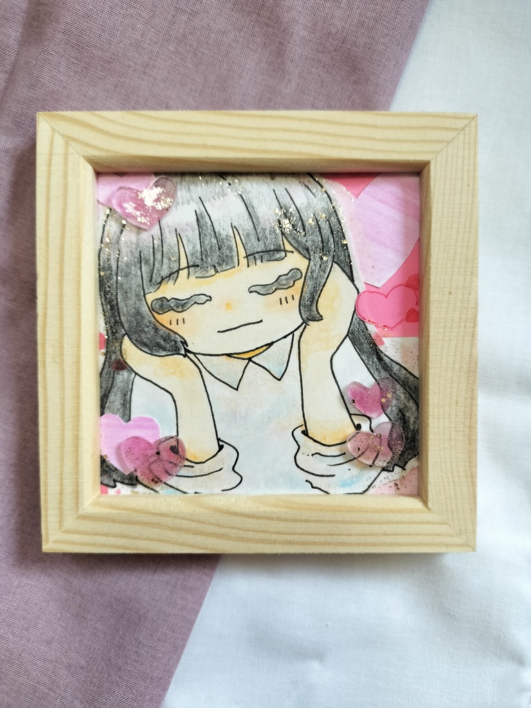ハートの女の子