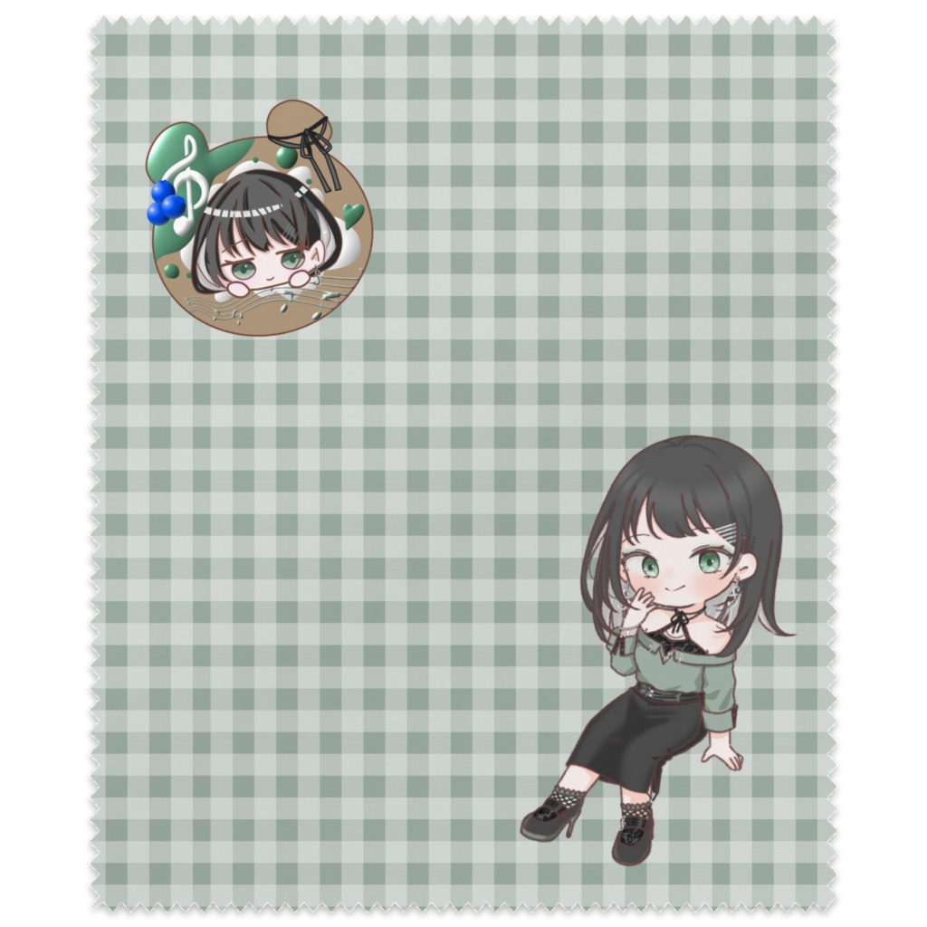 【涼音 蓬】メガネ拭き